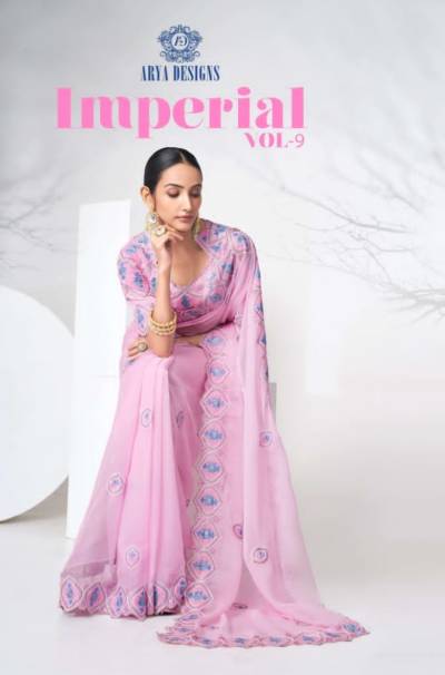 Imperial Vol 9 By Arya Designer Partywear Saree Collection